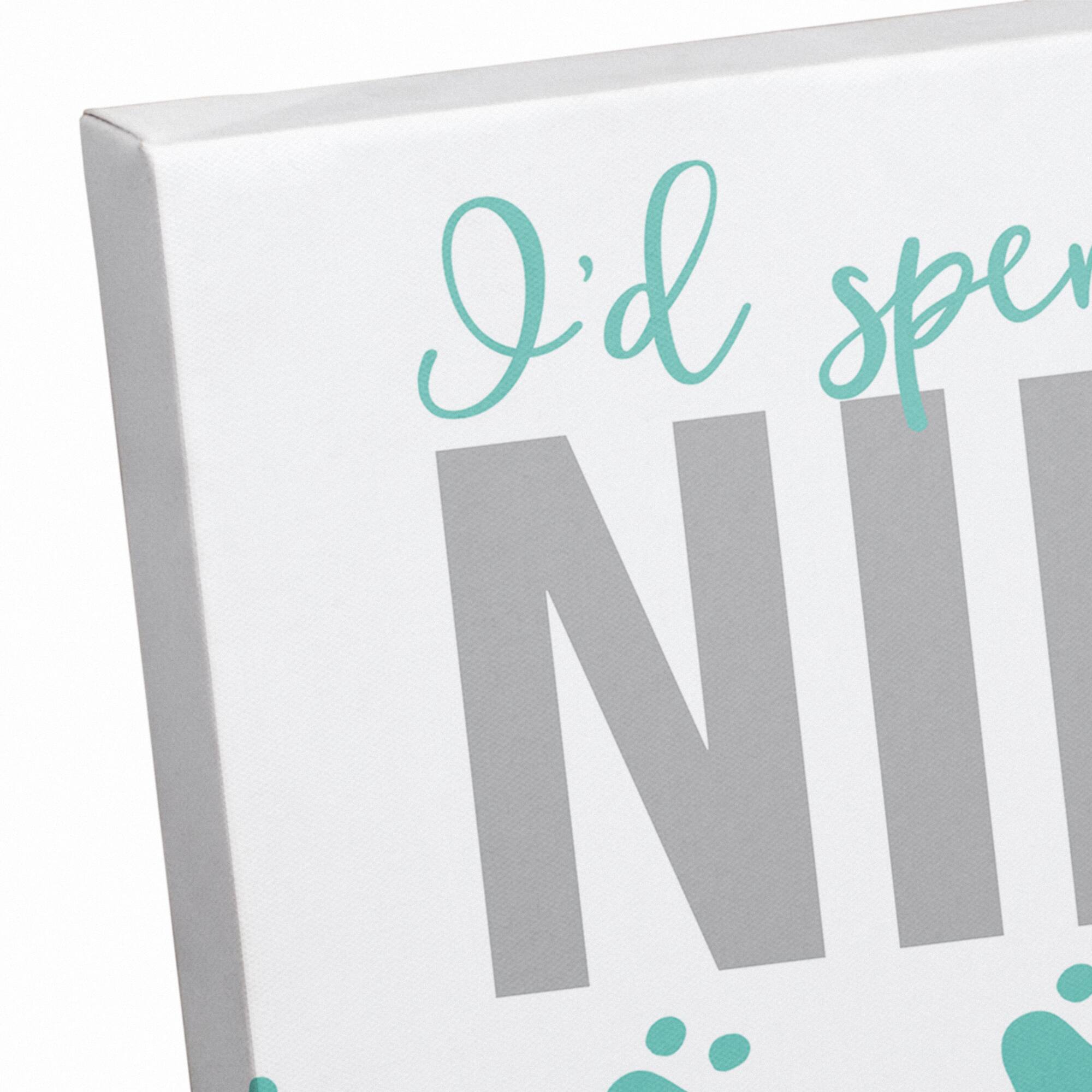 I'd Spend All Nine Lives with You Canvas Wall Art